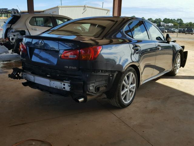 JTHBK262865022779 - 2006 LEXUS IS 250 BLUE photo 4