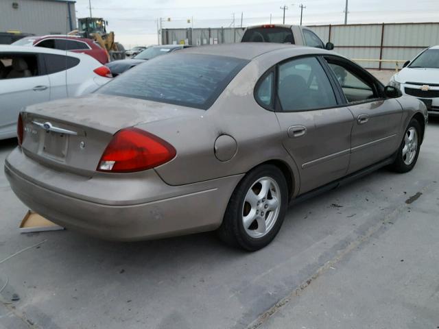 1FAFP55213G137883 - 2003 FORD TAURUS SES TAN photo 4