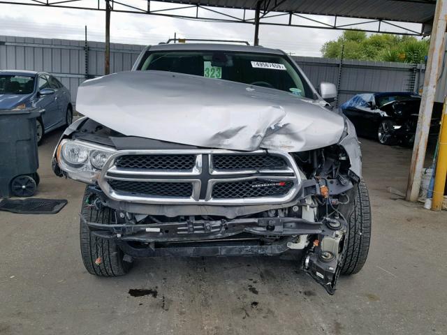 1C4RDHDG0CC121003 - 2012 DODGE DURANGO CR SILVER photo 9