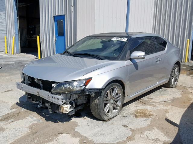 JTKJF5C76D3058183 - 2013 TOYOTA SCION TC GRAY photo 2