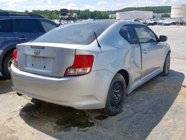 JTKJF5C76D3058183 - 2013 TOYOTA SCION TC GRAY photo 4