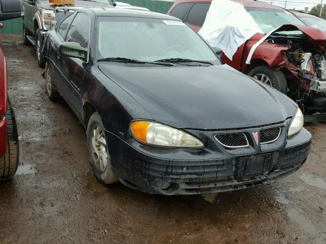 1G2NE12EXXM733718 - 1999 PONTIAC GRAND AM S BLACK photo 1