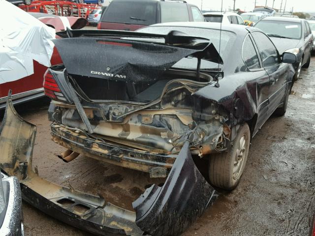 1G2NE12EXXM733718 - 1999 PONTIAC GRAND AM S BLACK photo 4