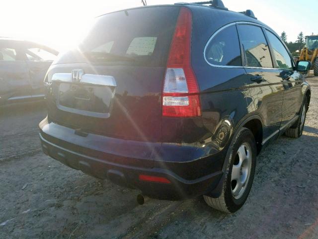 5J6RE48737L817046 - 2007 HONDA CR-V EXL BLACK photo 4