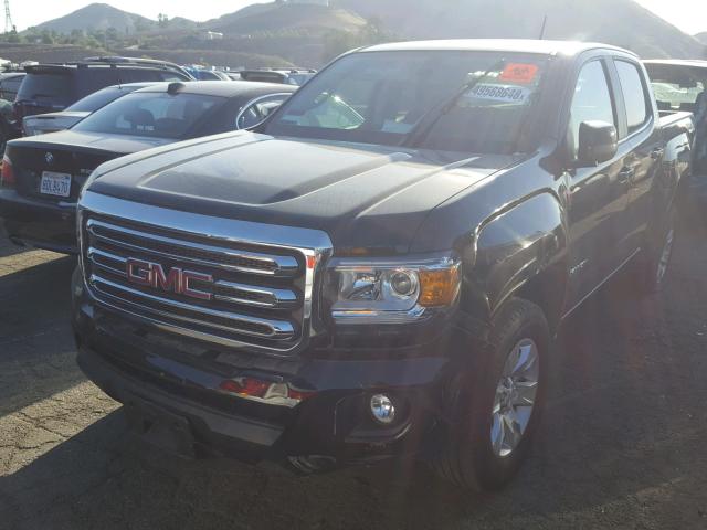 1GTG5CEA3J1101676 - 2018 GMC CANYON SLE BLACK photo 2