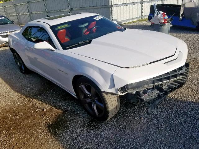 2G1FK1EJ3A9169747 - 2010 CHEVROLET CAMARO SS WHITE photo 1