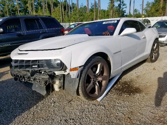 2G1FK1EJ3A9169747 - 2010 CHEVROLET CAMARO SS WHITE photo 2