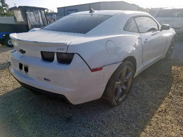 2G1FK1EJ3A9169747 - 2010 CHEVROLET CAMARO SS WHITE photo 4