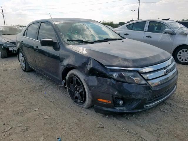 3FAHP0HA3AR340312 - 2010 FORD FUSION SE BLACK photo 1