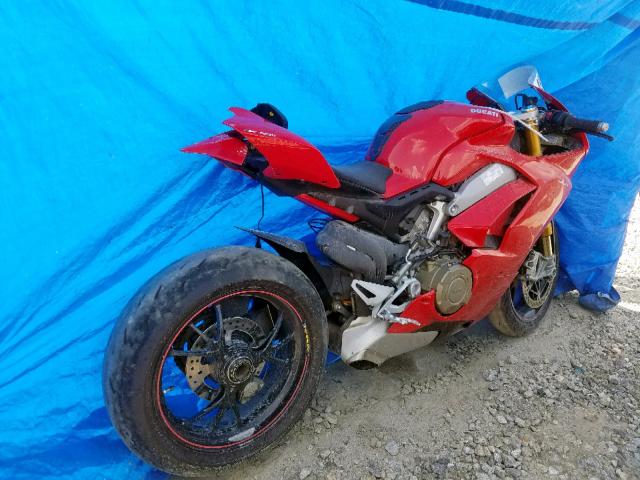 ZDMDAGNW9JB001775 - 2018 DUCATI PANIGALE V RED photo 4