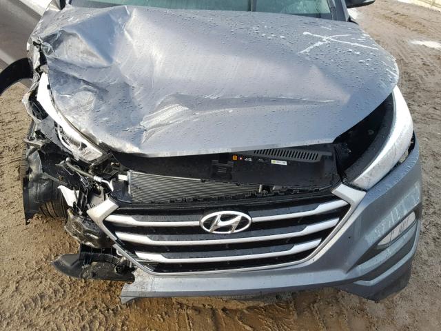 KM8J33A21JU747772 - 2018 HYUNDAI TUCSON LIM GRAY photo 7