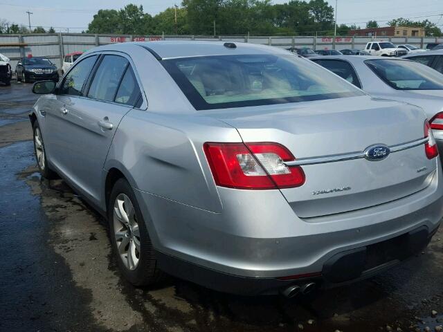 1FAHP2EWXBG185326 - 2011 FORD TAURUS SEL SILVER photo 3