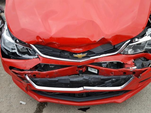 1G1BC5SM7H7120662 - 2017 CHEVROLET CRUZE LS RED photo 9