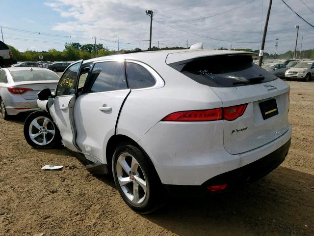 SADCS2FX6KA601762 - 2019 JAGUAR F-PACE WHITE photo 3