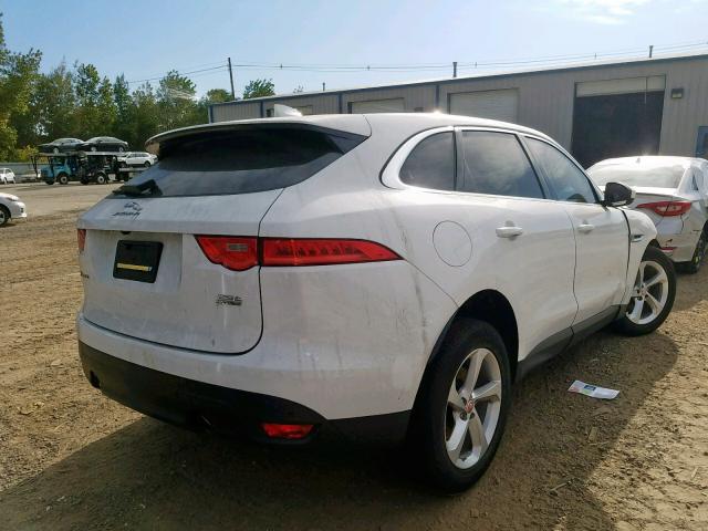 SADCS2FX6KA601762 - 2019 JAGUAR F-PACE WHITE photo 4