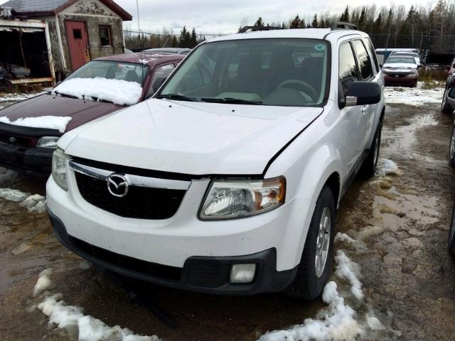 4F2CZ96178KM29207 - 2008 MAZDA TRIBUTE S WHITE photo 2