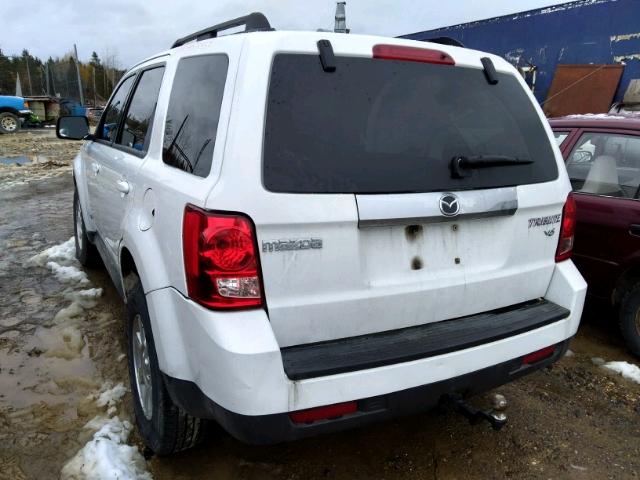 4F2CZ96178KM29207 - 2008 MAZDA TRIBUTE S WHITE photo 3