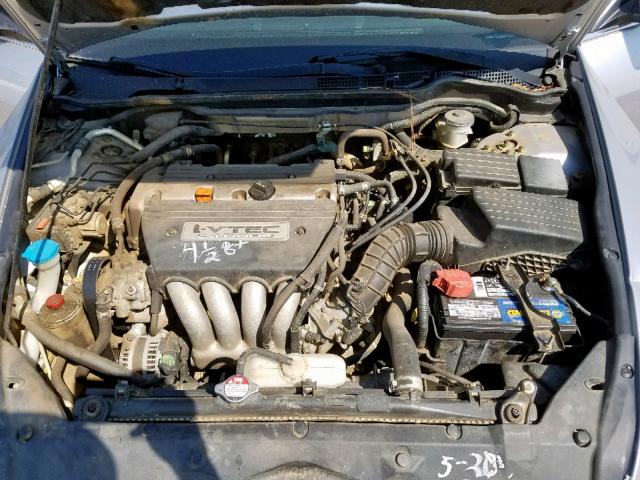 1HGCM56664A101796 - 2004 HONDA ACCORD EX SILVER photo 7