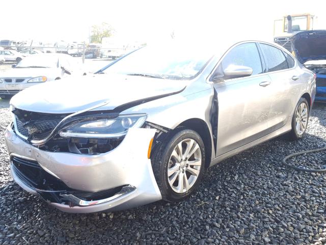 1C3CCCAB6FN702541 - 2015 CHRYSLER 200 LIMITE SILVER photo 2