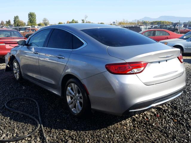 1C3CCCAB6FN702541 - 2015 CHRYSLER 200 LIMITE SILVER photo 3