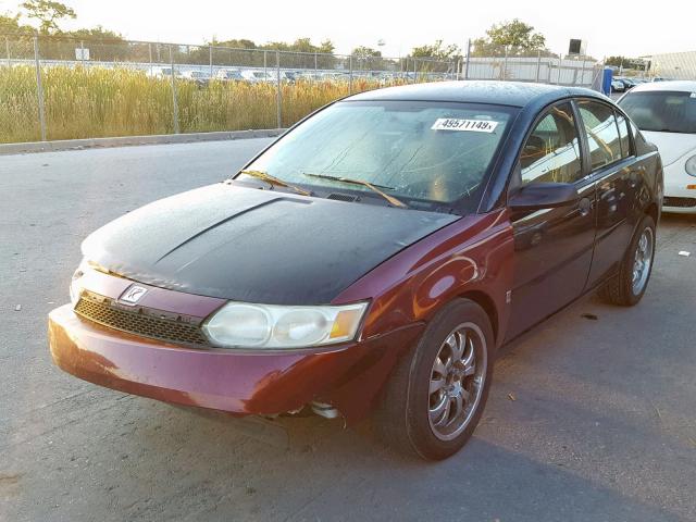 1G8AF52F23Z145617 - 2003 SATURN ION LEVEL BLACK photo 2