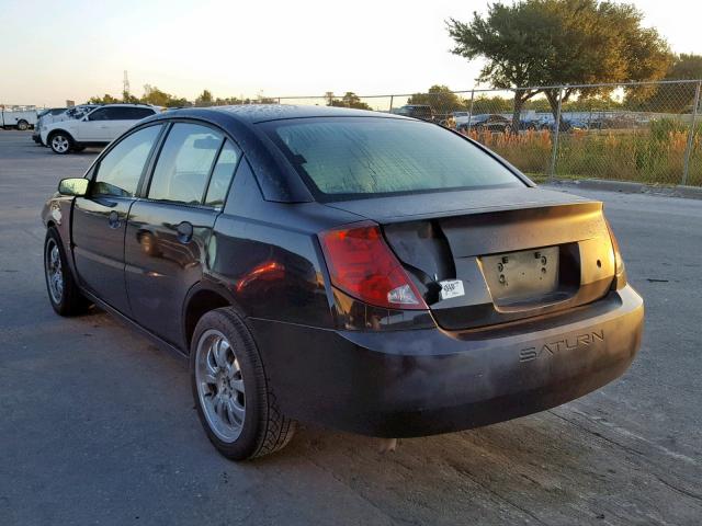 1G8AF52F23Z145617 - 2003 SATURN ION LEVEL BLACK photo 3