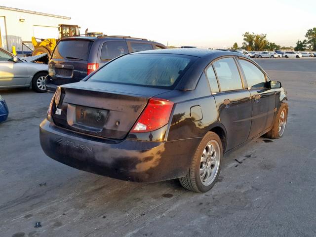 1G8AF52F23Z145617 - 2003 SATURN ION LEVEL BLACK photo 4