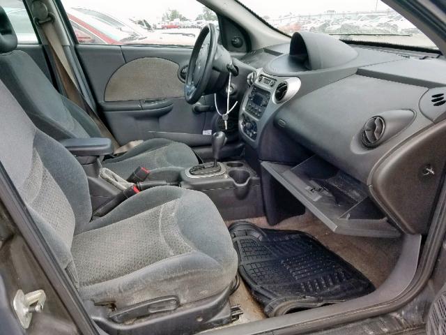 1G8AF52F23Z145617 - 2003 SATURN ION LEVEL BLACK photo 5