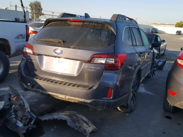 4S4BSENC5H3295282 - 2017 SUBARU OUTBACK 3. GRAY photo 4