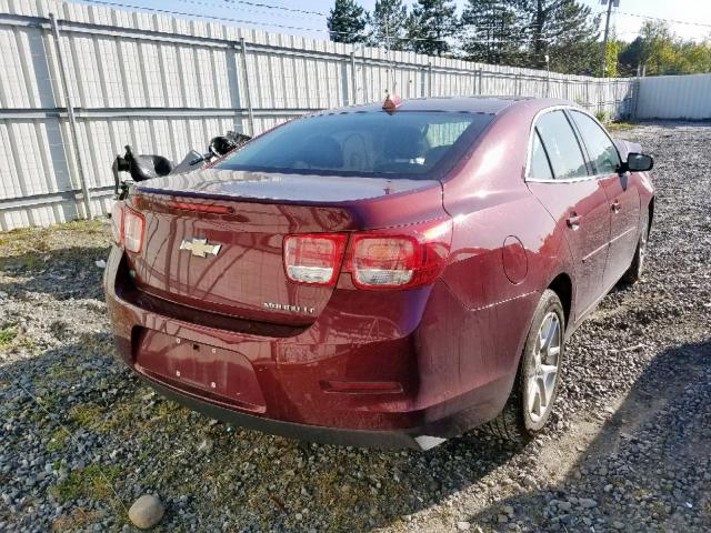 1G11C5SLXEF290602 - 2014 CHEVROLET MALIBU 1LT BURGUNDY photo 4