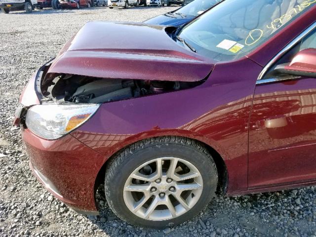 1G11C5SLXEF290602 - 2014 CHEVROLET MALIBU 1LT BURGUNDY photo 9