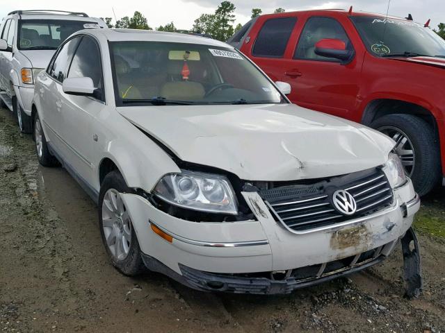 WVWPD63BX3P459342 - 2003 VOLKSWAGEN PASSAT GLS WHITE photo 1