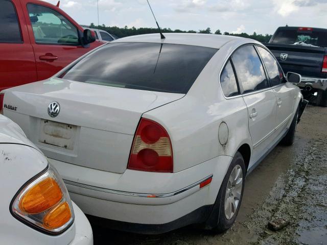 WVWPD63BX3P459342 - 2003 VOLKSWAGEN PASSAT GLS WHITE photo 4