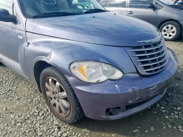 3A8FY58B97T533363 - 2007 CHRYSLER PT CRUISER BLUE photo 9