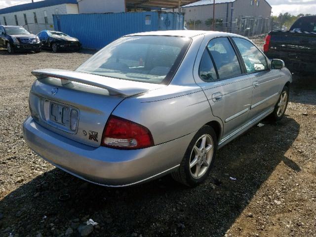 3N1AB51A32L728164 - 2002 NISSAN SENTRA SE- SILVER photo 4