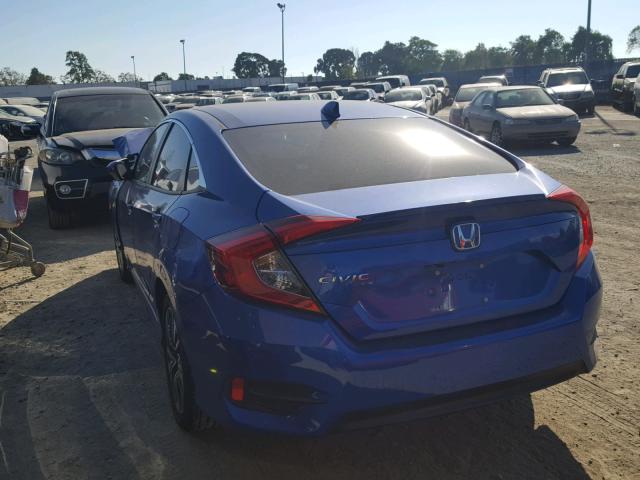 2HGFC1F73GH659886 - 2016 HONDA CIVIC EXL BLUE photo 3