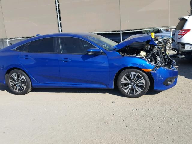 2HGFC1F73GH659886 - 2016 HONDA CIVIC EXL BLUE photo 9