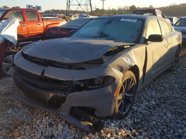 2C3CDXBG0JH217845 - 2018 DODGE CHARGER SX GRAY photo 2