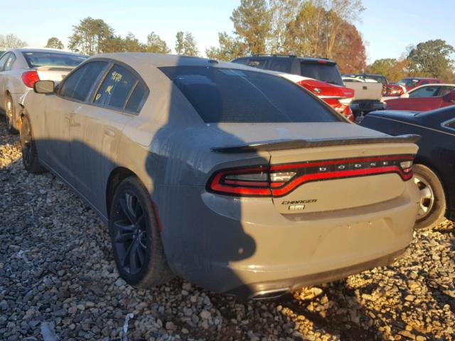 2C3CDXBG0JH217845 - 2018 DODGE CHARGER SX GRAY photo 3