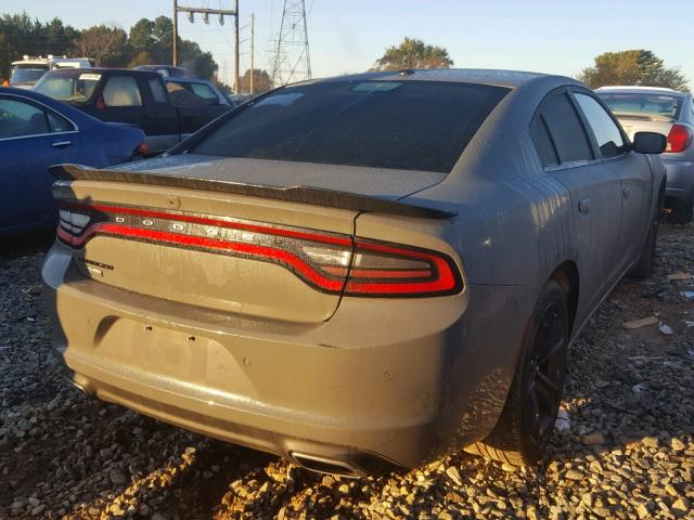 2C3CDXBG0JH217845 - 2018 DODGE CHARGER SX GRAY photo 4