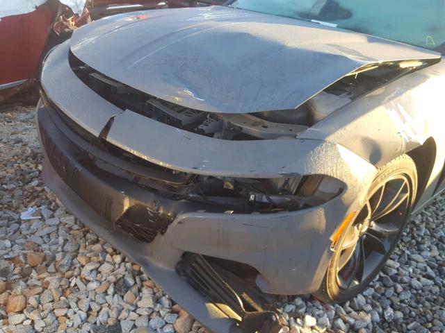 2C3CDXBG0JH217845 - 2018 DODGE CHARGER SX GRAY photo 9