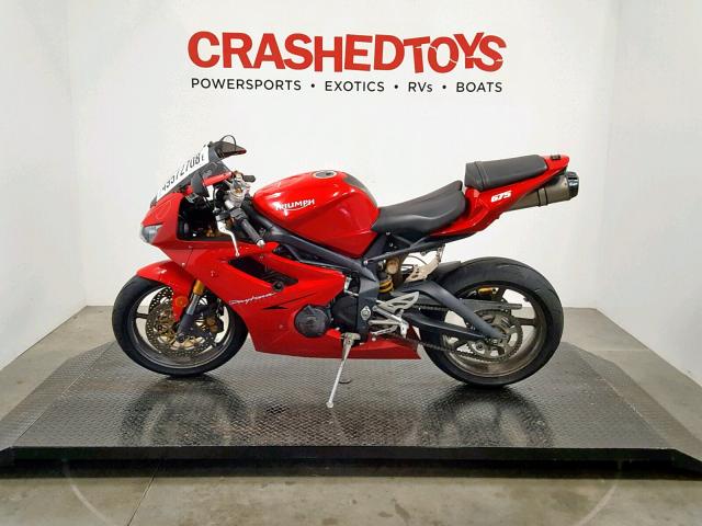 SMTD00NS97J307782 - 2007 TRIUMPH MOTORCYCLE DAYTONA 67 RED photo 3