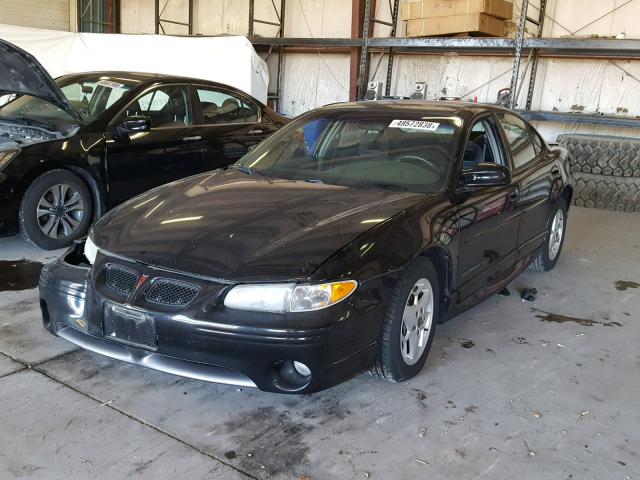1G2WP52K02F166721 - 2002 PONTIAC GRAND PRIX BLACK photo 2