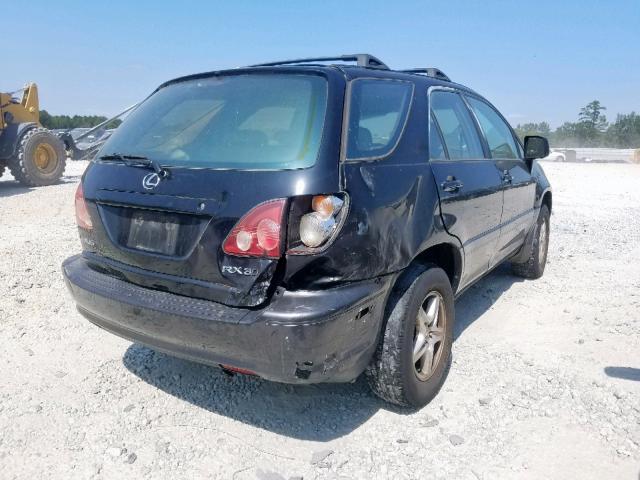 JT6HF10U8Y0122358 - 2000 LEXUS RX 300 BLACK photo 4