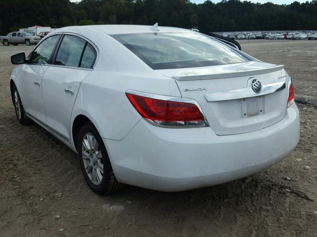 1G4GA5ER5CF271245 - 2012 BUICK LACROSSE WHITE photo 3