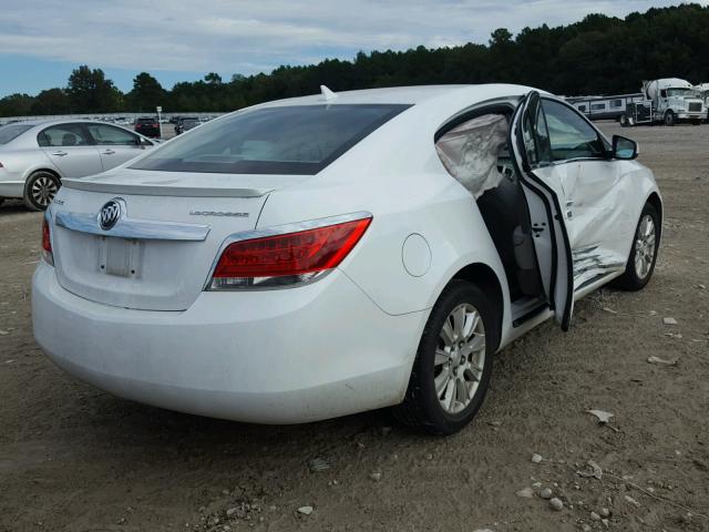 1G4GA5ER5CF271245 - 2012 BUICK LACROSSE WHITE photo 4