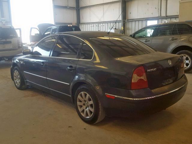 WVWPD63B03P440136 - 2003 VOLKSWAGEN PASSAT GLS BLUE photo 3