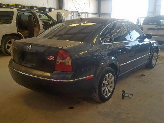 WVWPD63B03P440136 - 2003 VOLKSWAGEN PASSAT GLS BLUE photo 4