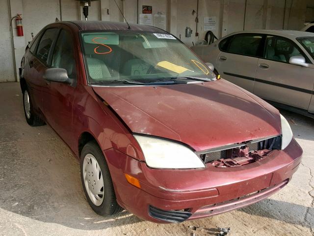 1FAHP34N26W249353 - 2006 FORD FOCUS ZX4 MAROON photo 1