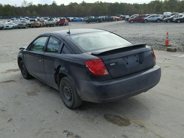 1G8AN15F76Z146077 - 2006 SATURN ION LEVEL BLACK photo 3